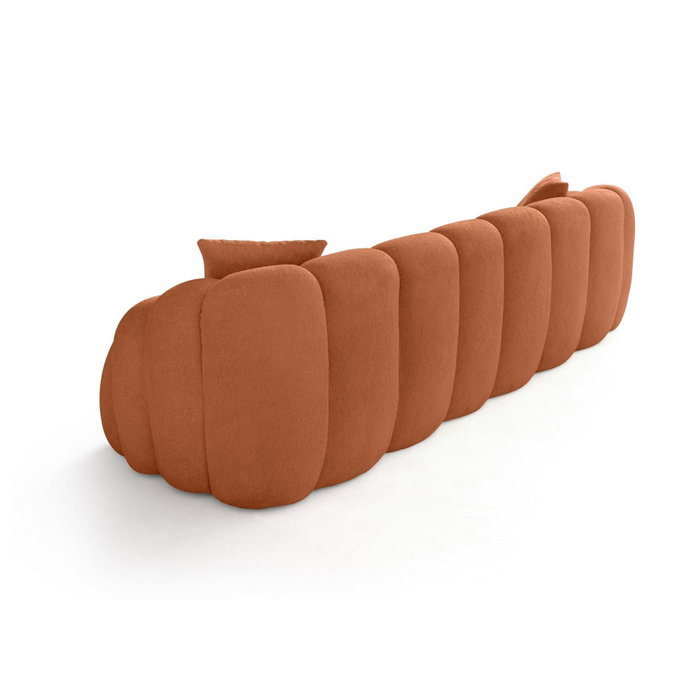 Atelier Del Sofa Octavio - Sofá de 4 plazas Rojo Teja